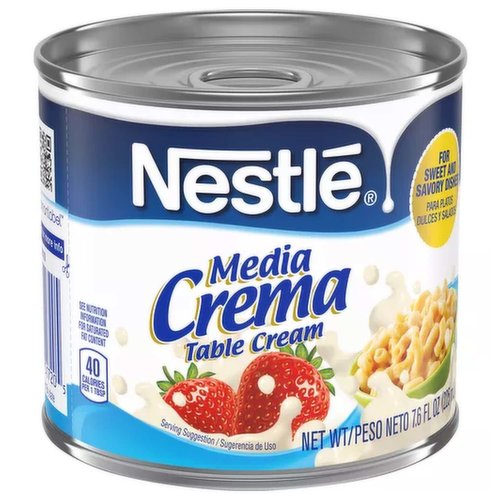 Nestle Media Crema Table Cream, 7.6 Fl Oz
