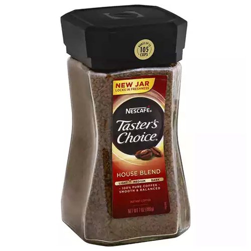 Nescafe Taster's Choice Instant Coffee, House Blend