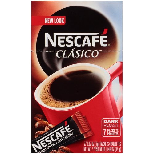 Nescafe Clasico Instant Coffee, Dark Roast
