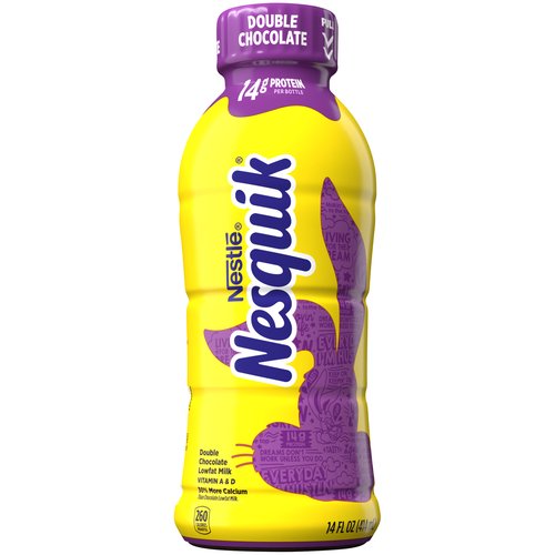 Nesquik Double Chocolate Milk, Low-fat