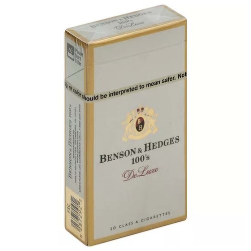 Benson & Hedges De Luxe 100s Cigarettes