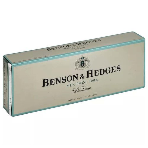 Benson & Hedges De Luxe Menthol Cigarettes, 100's