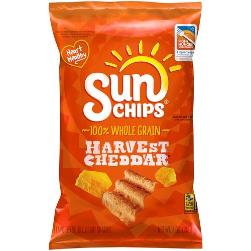 SunChips Whole Grain Snacks, Harvest Cheddar