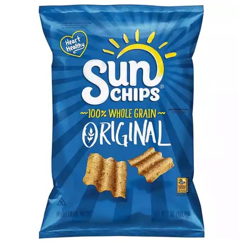 What are the healthiest chips? Nutrition of Sun Chips, baked and more.