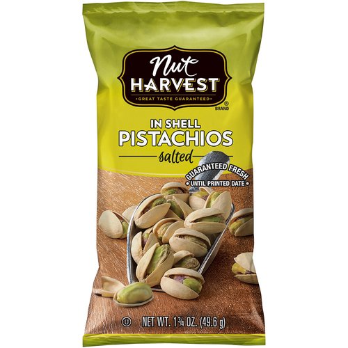 Nut Harvest Pistachios in Shell, Salted