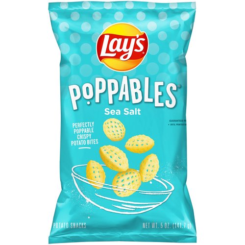 Lay's Poppables Potato Snacks, Sea Salt
