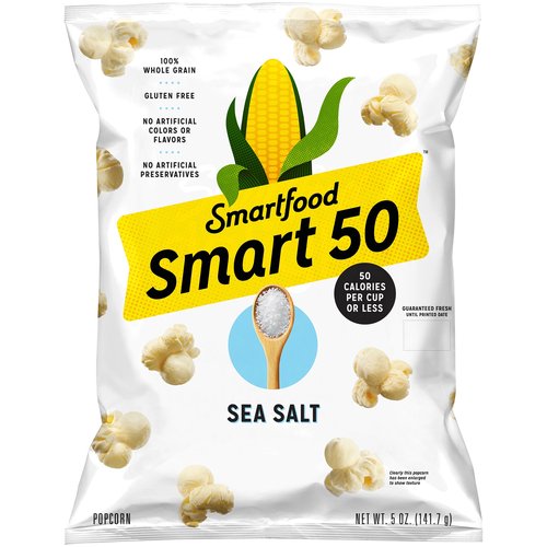 Smartfood Smart 50 Sea Salt Popcorn