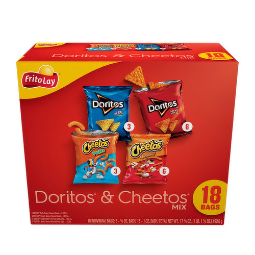 Frito Lay Doritos & Cheetos Mix Multipack