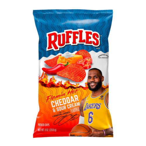 Ruffles® BAKED Cheddar & Sour Cream Flavored Potato Crisps