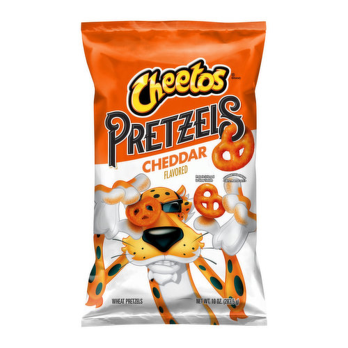 Cheetos Wheat Pretzels, Cheddar Flavored