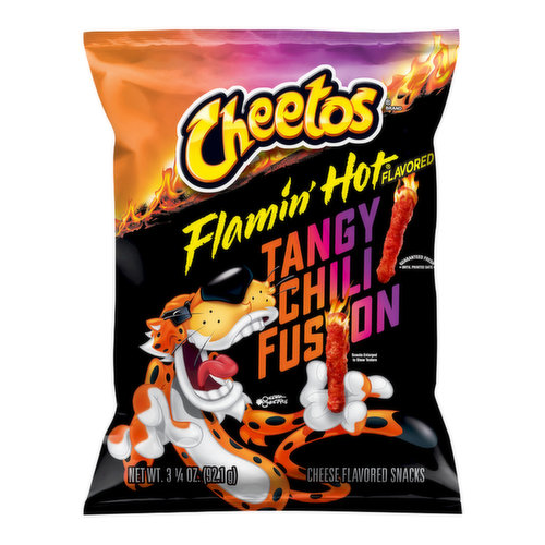 Cheetos Cheese Flavored Snacks Flamin' Hot Flavored