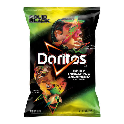 Doritos Tortilla Chips Spicy Pineapple Jalapeno Flavored