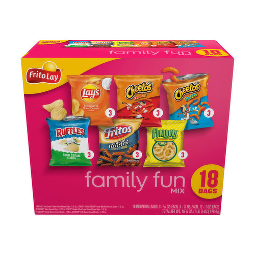 Frito Lay Family Fun Mix Snacks Variety Pack