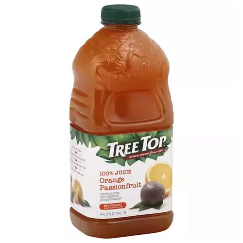 Tree Top 100% Juice, Orange Passionfruit