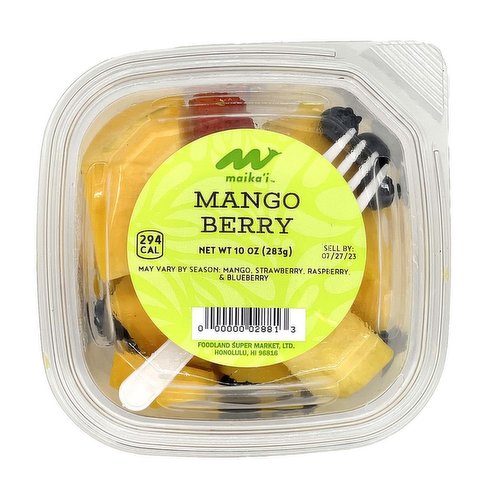 Maika`i Cut Fruits, Mango Mix Berry