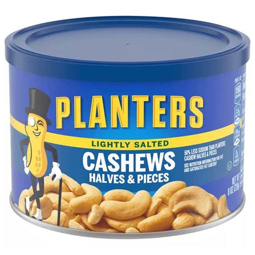 Planters Light Salt Cashew Halves & Pieces