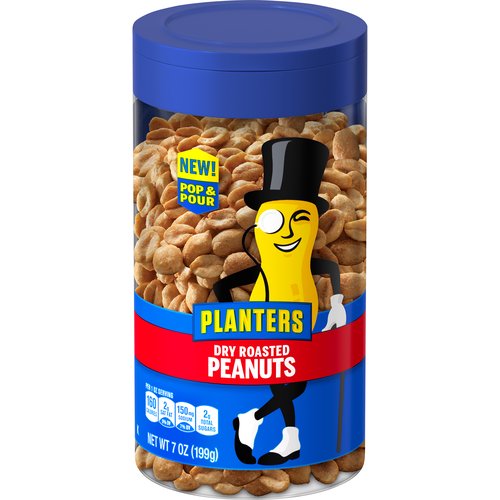 Planters Pop & Pour Dry Roasted Peanuts