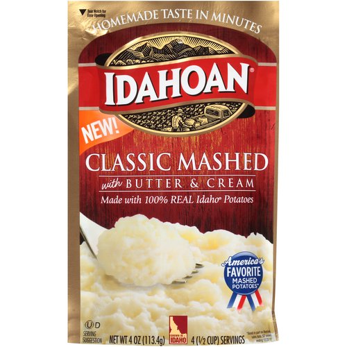 Idahoan Classic Mashed Potatoes with Butter & Cream 