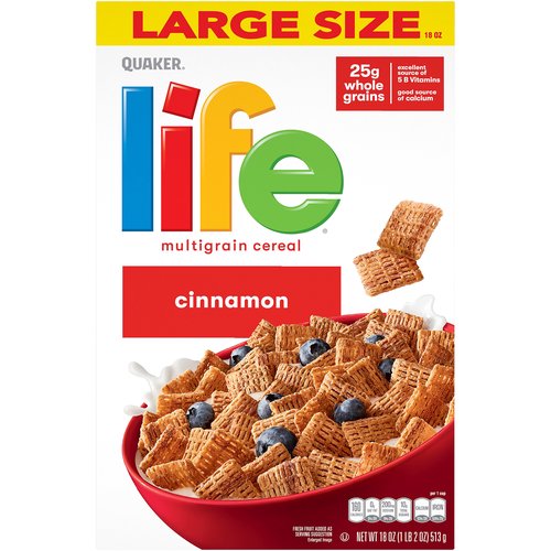 Quaker Life Cereal, Cinnamon 
