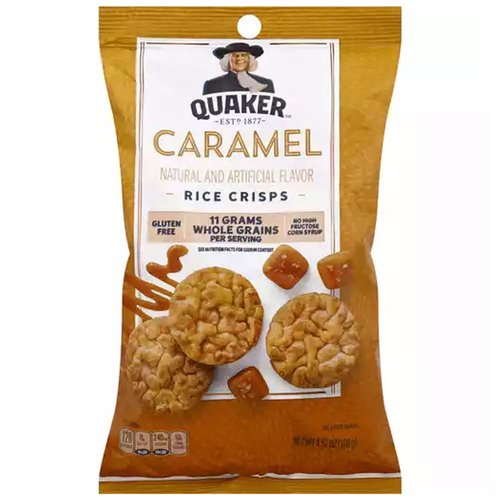 <ul>
<li>Available in 6oz and 3oz bags</li>
<li>Surprisingly Delicious!</li>
<li>Made with popped whole grain brown rice</li>
<li>Whoever invented caramel corn deserves a statue in their honor. In lieu of a national holiday, celebrate with the sweet, buttery crunch of this scrumptiously delicious rice confection. Parade to the nearest store and grab a bag or two.</li>
</ul>