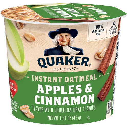 Quaker Instant Oatmeal, Apples & Cinnamon