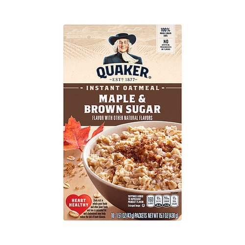 Quaker Instant Oats Maple Brown Sugar