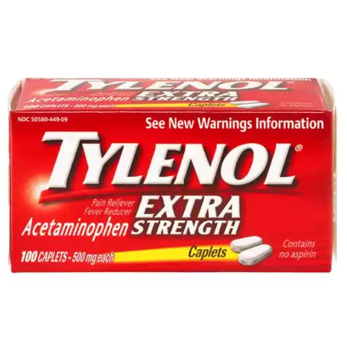 Tylenol Caplets, Extra Strength