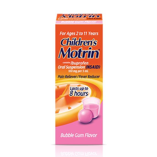 Help your kids bounce back by relieving their pain or fever with Children's MOTRIN®. For high fever, nothing works faster or lasts longer.