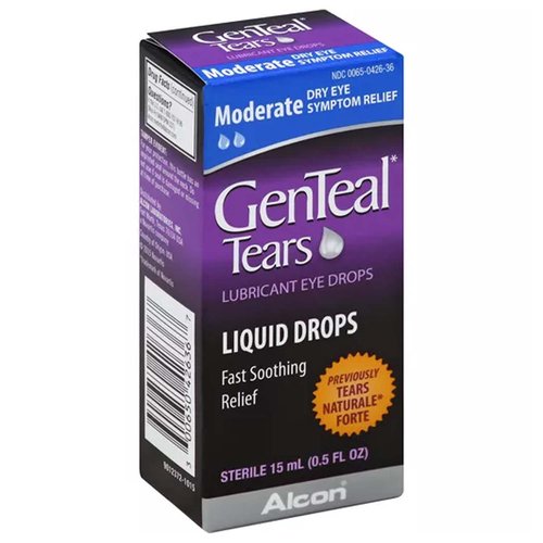 Genteal Tears Lubricant Eye Drops, Moderate Dry Eye