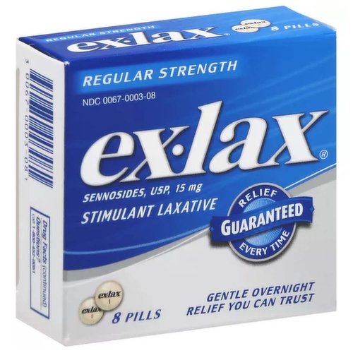 Ex-Lax Stimulant Laxative, Chocolate, Regular Strength