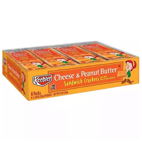 Keebler Cracker Packs, Cheese & Peanut Butter