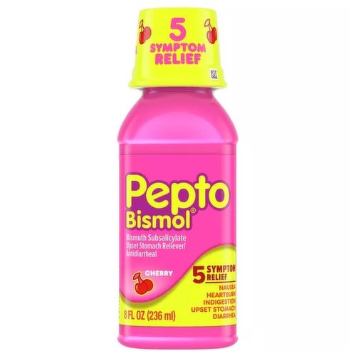 Pepto Bismol Upset Stomach Reliever/Antidiarrheal, Cherry