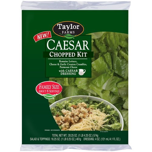 Taylor Farms Organic Caesar Salad Kit, Family Size