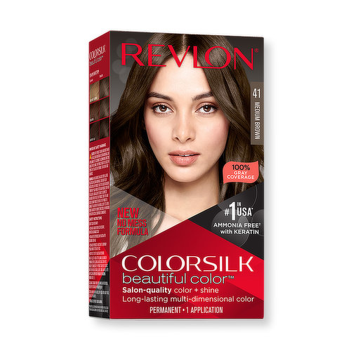 Colorsilk Haircolor Medium Brown 41