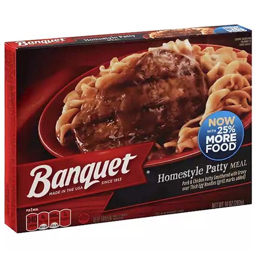 Banquet Classic Homestyle Patty Meal