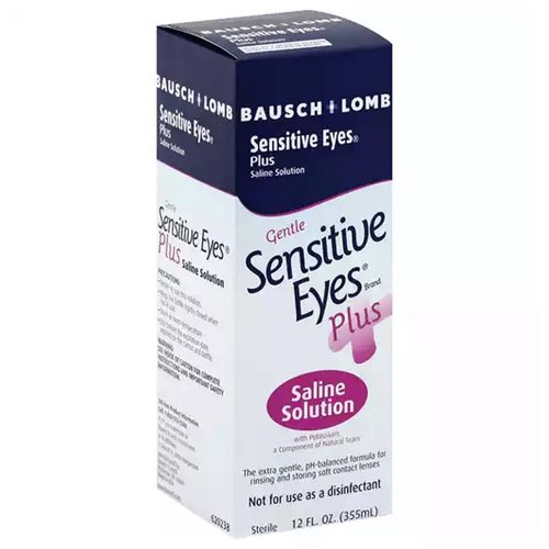 Bausch & Lomb Sensitive Eyes Saline Solution