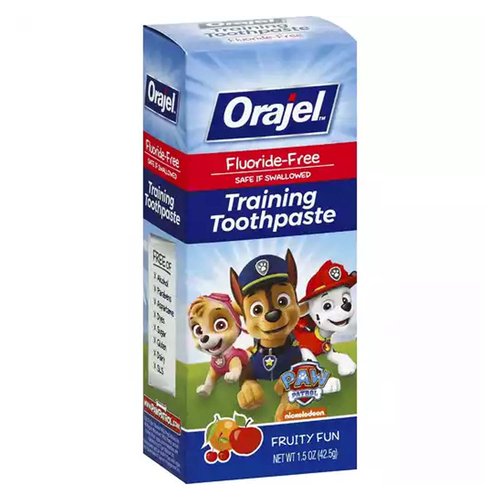 Orajel Training Toothpaste, Nickelodeon Paw Patrol