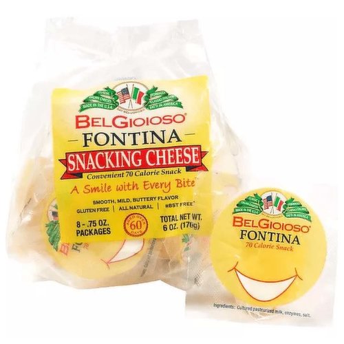 Fontina Cheese Snack Pack