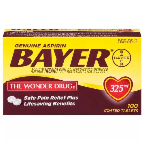 Bayer Aspirin Coated Tablets