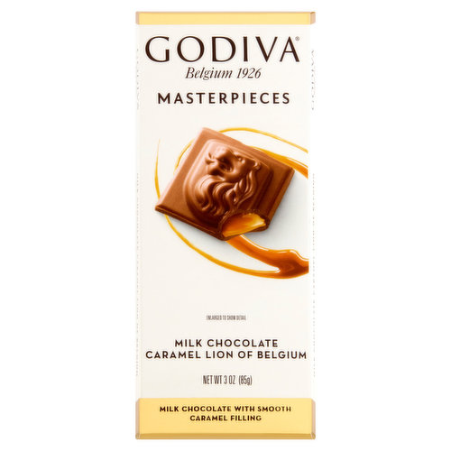 Godiva Masterpieces Caramel Lion of Belgium Milk Chocolate