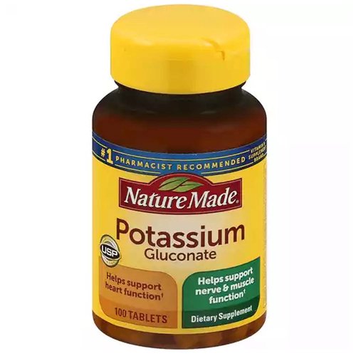 Nature Made Dietary Supplement, Potassium Gluconate