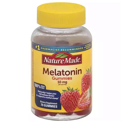 Nature Made Melatonin Gummies Strawberry Mg