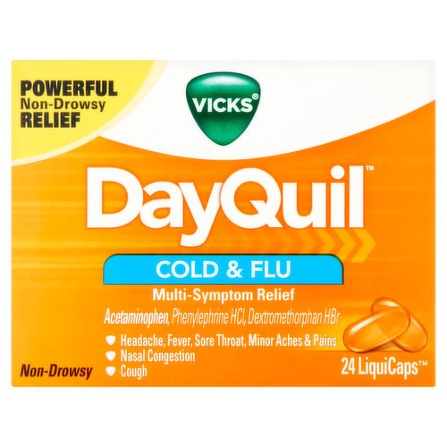 Dayquil Cold & Flu Relief Liquicaps, Multi-Symptom