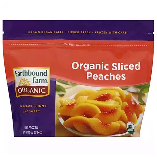 Fresh Frozen Organic Peaches