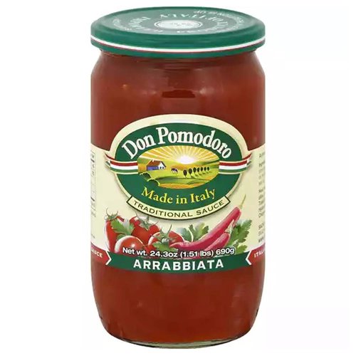 Don Pomodoro Traditional Arrabbiata Sauce, 24.3 Oz