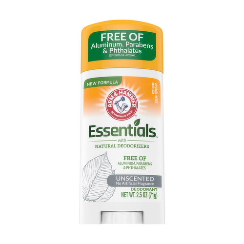 Arm & Hammer Essentials Deoderant Unscented