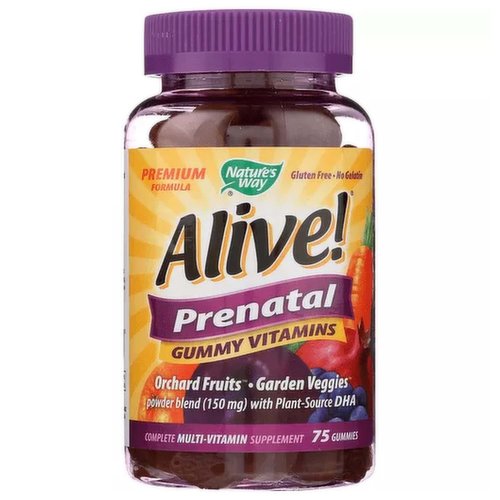 Nature's Way Alive Prenatal Gummy Vitamins