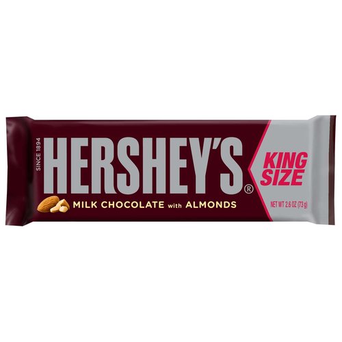 Hershey's King Size Milk Chocolate Bar with Almonds