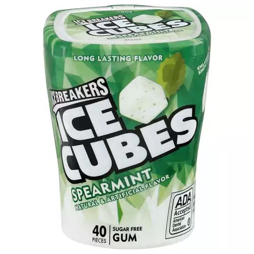Ice Breakers Ice Cubes Gum, Spearmint