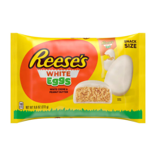 Easter Reese's White Creme Peanut Butter Snack Size Eggs